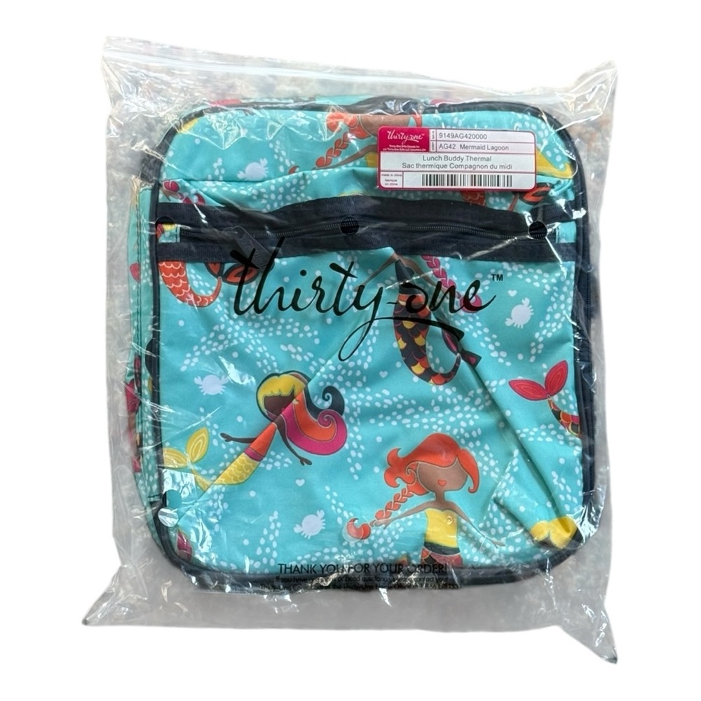 Thirty One Lunch Buddy Thermal in Mermaid Lagoon Lunch Tote NWT